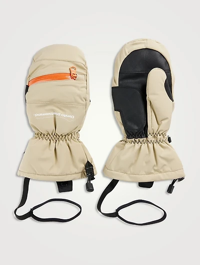 Block Zip Pocket Mittens