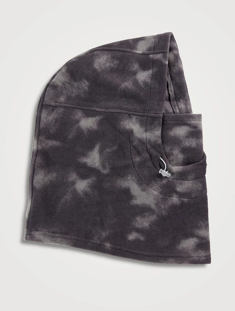 Fleece Tie Dye Hood Warmer