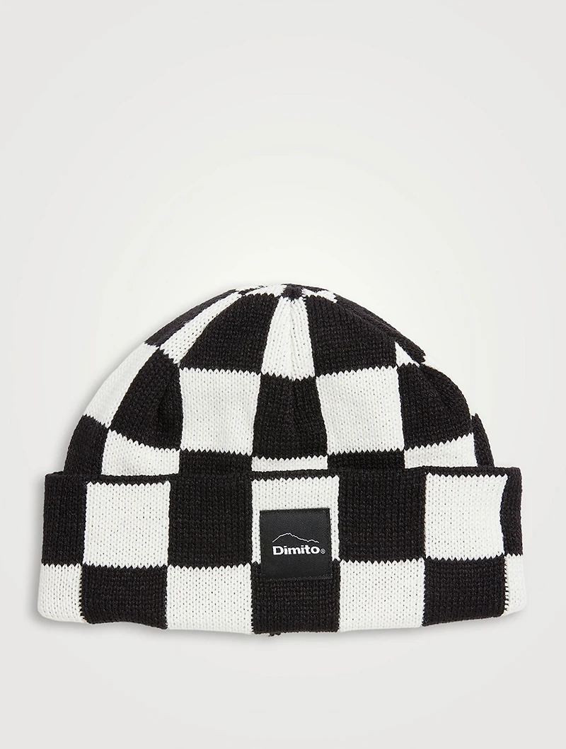 Checker Knit Toque
