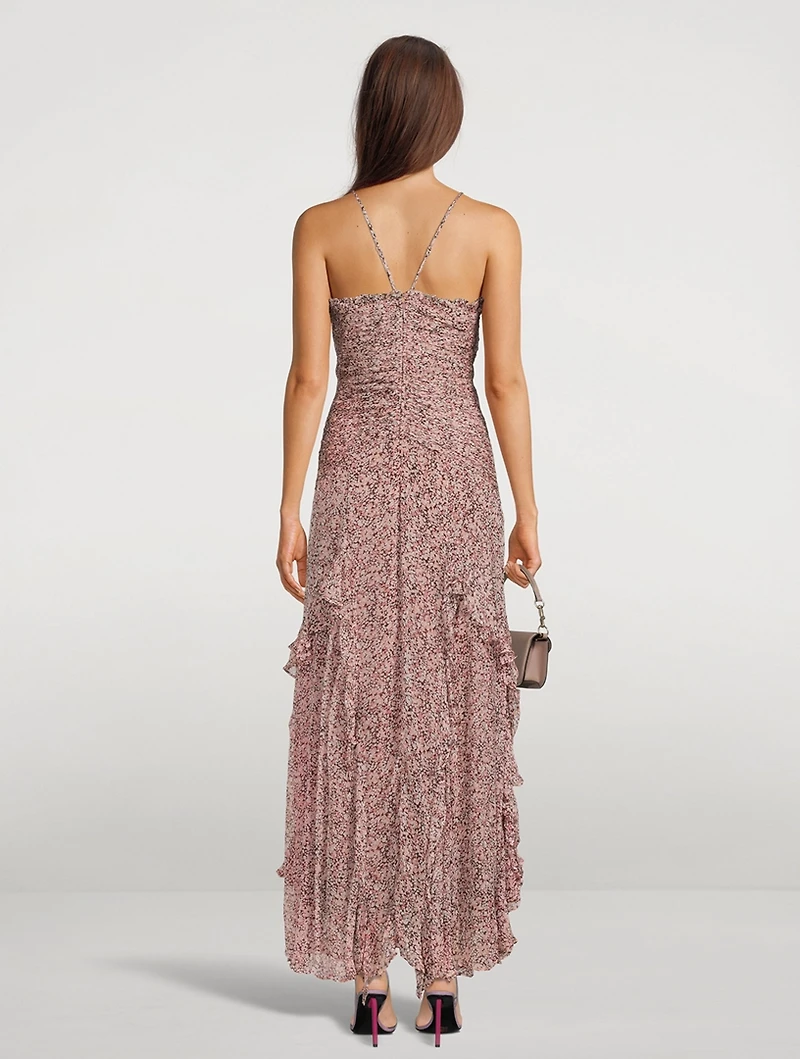Cynthia Frill Long Dress