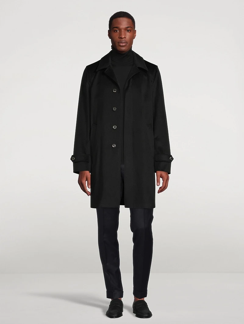 Wool And Cashmere Top Coat