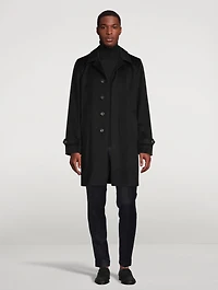 Wool And Cashmere Top Coat