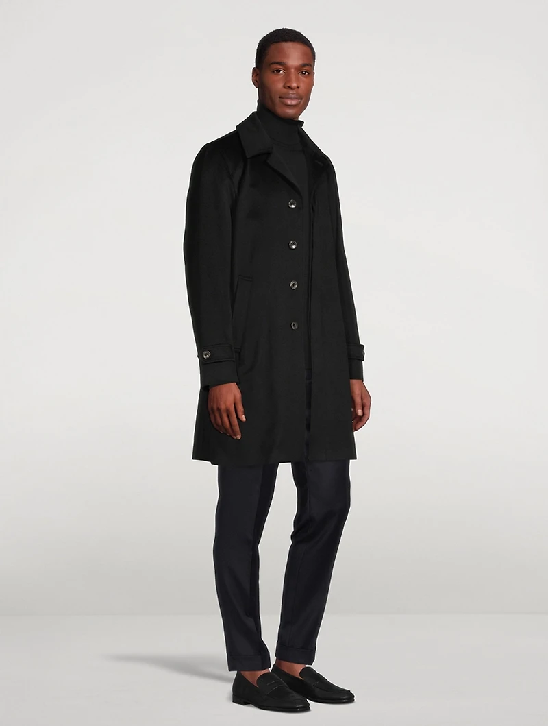 Wool And Cashmere Top Coat