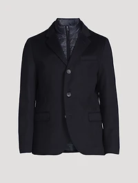 Ultralight Cashmere And Nylon Blazer