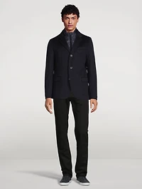 Ultralight Cashmere And Nylon Blazer