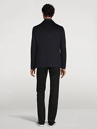 Ultralight Cashmere And Nylon Blazer