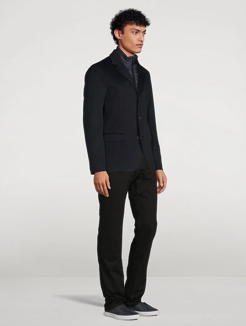 Ultralight Cashmere And Nylon Blazer