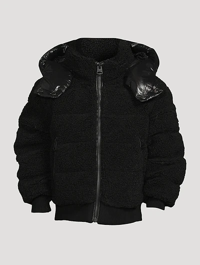 Toddlers Ari Teddy Down Bomber Jacket