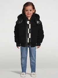 Toddlers Ari Teddy Down Bomber Jacket