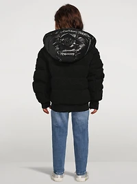 Toddlers Ari Teddy Down Bomber Jacket