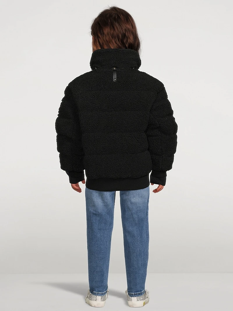 Toddlers Ari Teddy Down Bomber Jacket