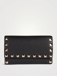 Rockstud Leather Wallet