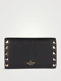 Rockstud Leather Wallet