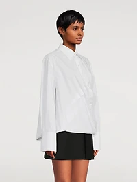 Poplin Wrap Shirt
