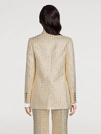 Bouclé V Optical Blazer