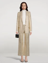 Bouclé V Optical Blazer