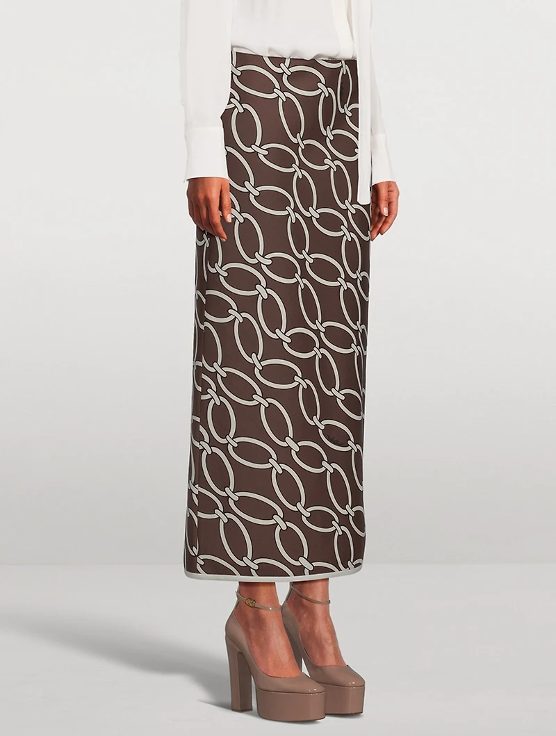 Valentino Chain 1967 Midi Skirt