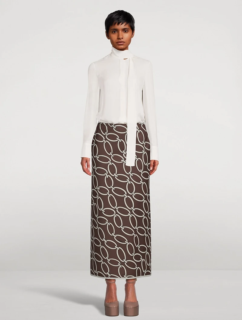 Valentino Chain 1967 Midi Skirt