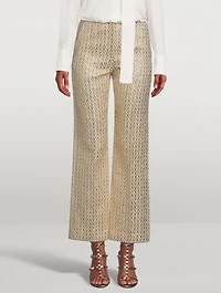 Bouclé V Optical Trousers