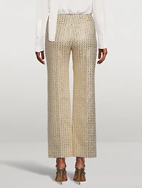 Bouclé V Optical Trousers