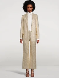 Bouclé V Optical Trousers