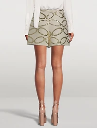 Valentino Chain 1967 Brocade Shorts