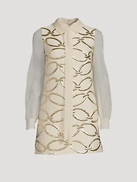 Valentino Chain 1967 Brocade Mini Dress