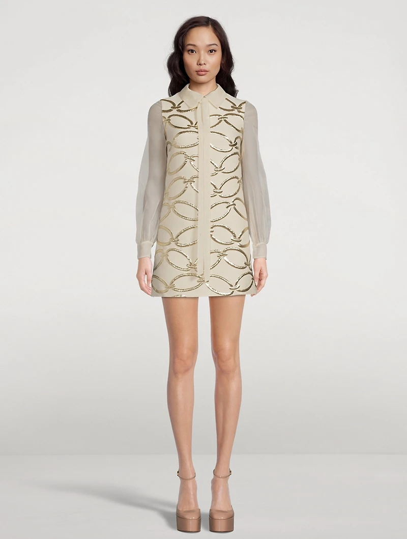 Valentino Chain 1967 Brocade Mini Dress