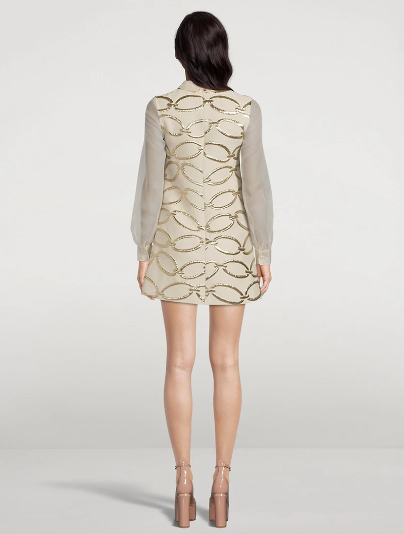 Valentino Chain 1967 Brocade Mini Dress