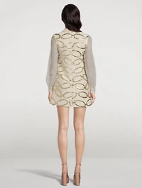 Valentino Chain 1967 Brocade Mini Dress