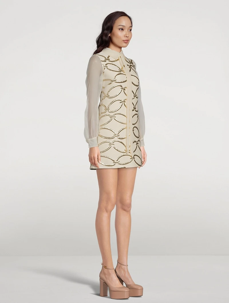 Valentino Chain 1967 Brocade Mini Dress