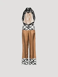 Valentino Chain 1967 Silk Jumpsuit