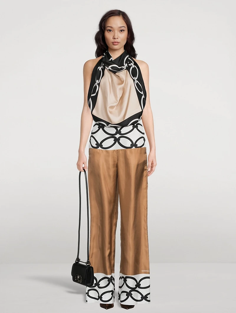 Valentino Chain 1967 Silk Jumpsuit