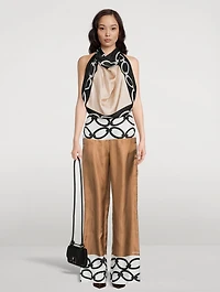 Valentino Chain 1967 Silk Jumpsuit