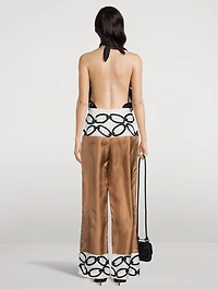 Valentino Chain 1967 Silk Jumpsuit