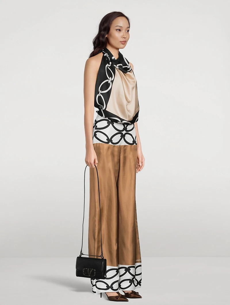 Valentino Chain 1967 Silk Jumpsuit