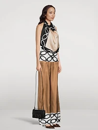 Valentino Chain 1967 Silk Jumpsuit