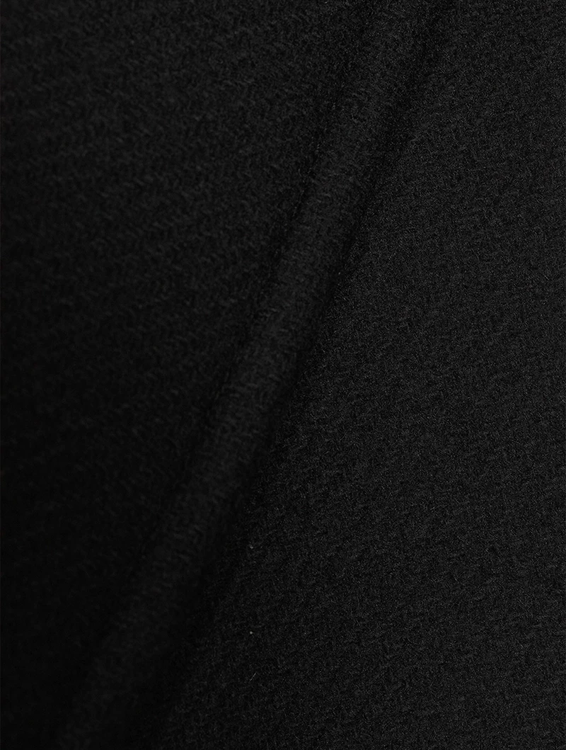 Wool And Cashmere Coat With Bib