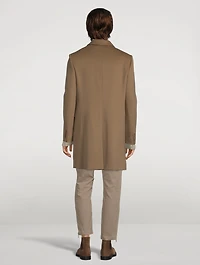 Wool Three-Button Coat