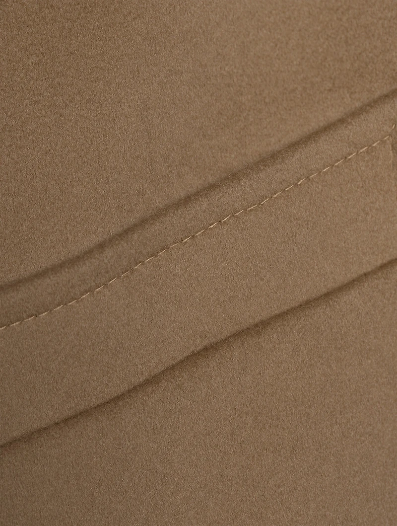 Wool Three-Button Coat