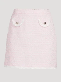 Tweed Lurex Mini Skirt