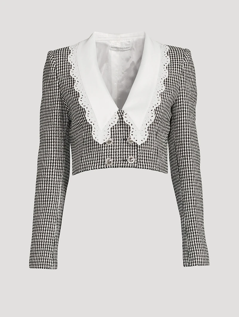Tweed Lurex Cropped Jacket