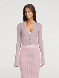 Lurex Lace Cardigan
