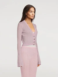Lurex Lace Cardigan