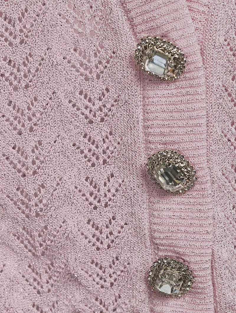 Lurex Lace Cardigan