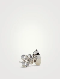 Tessa 18K White Gold Diamond Navette Stud Earrings