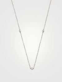 Signature BBTY Five-Stone Necklace With Diamonds