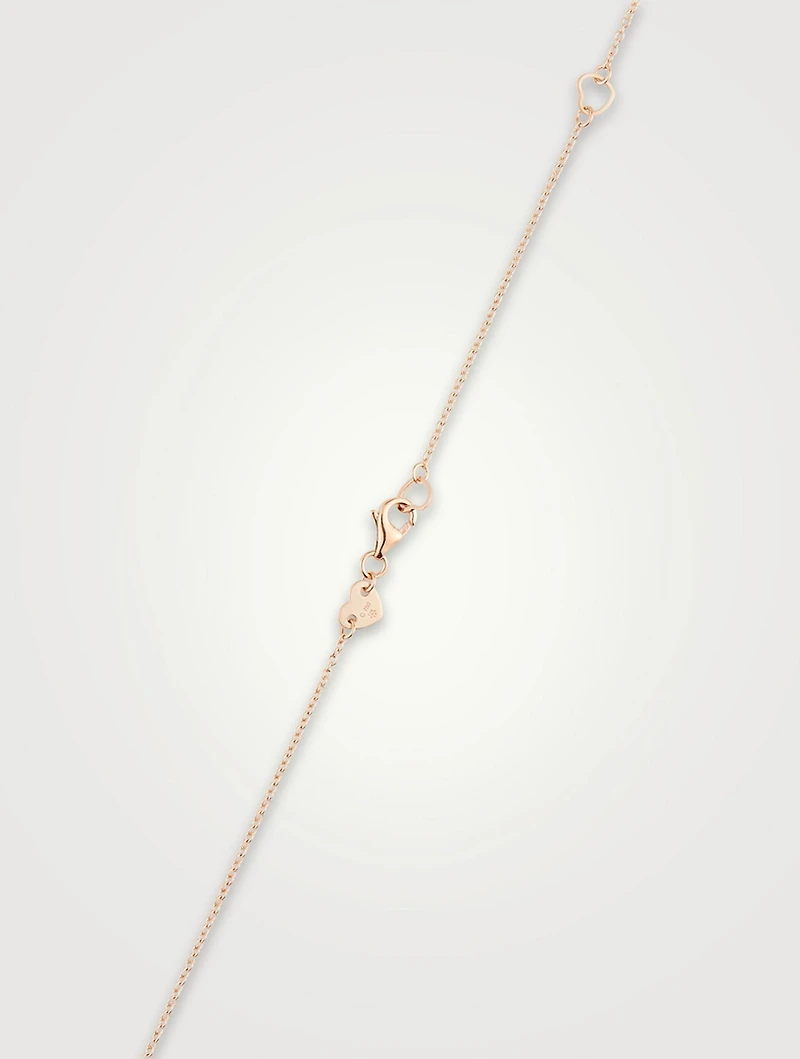 Charmed 18K Rose Gold Starburst Pendant Necklace With Diamonds