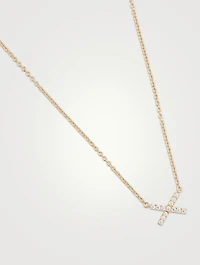 Charmed 18K Gold Pendant Necklace With Diamonds