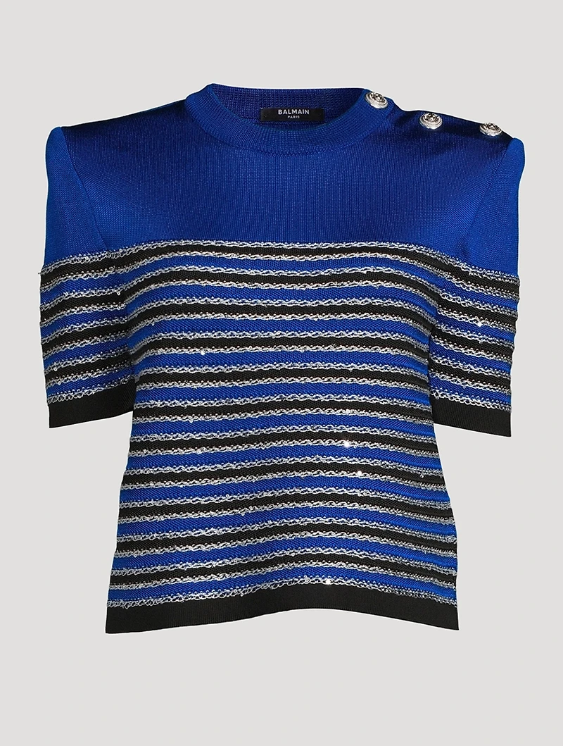 Striped Knit Top